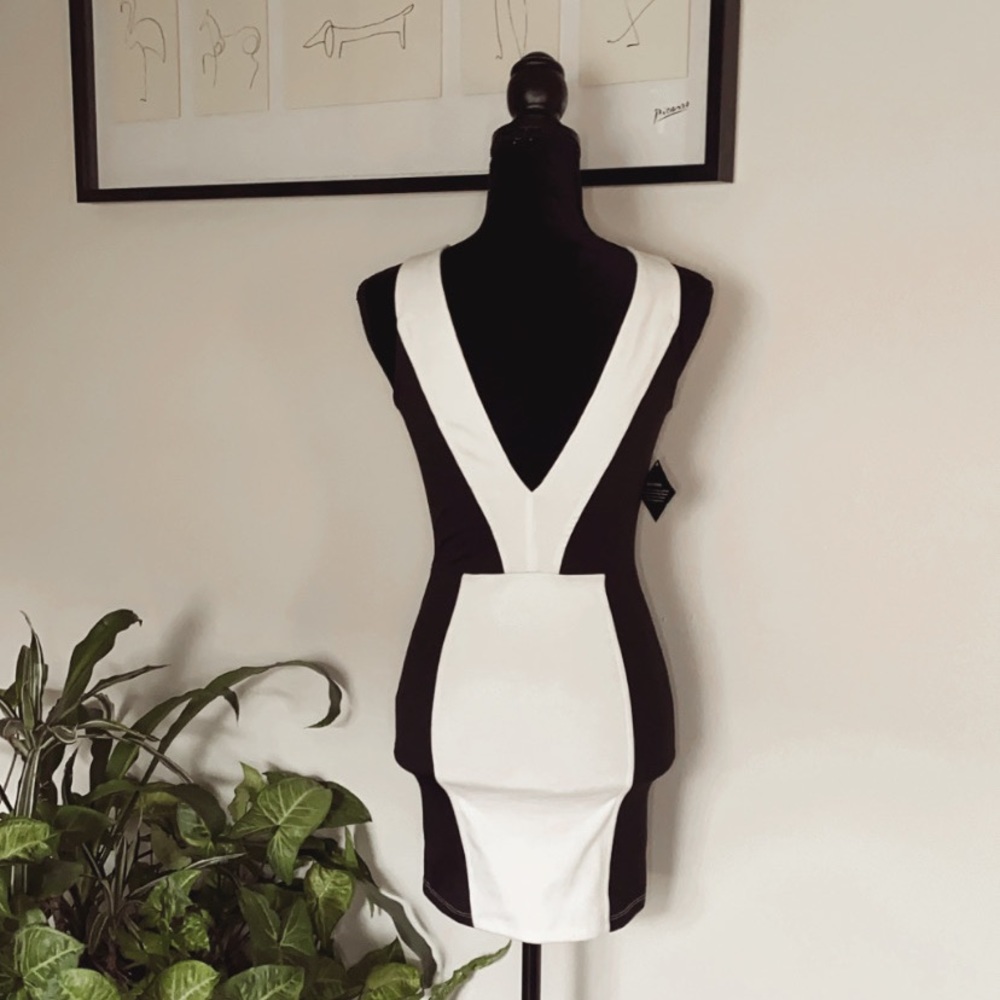 Nasty gal black and white dress NWNT - Picture 4 of 6